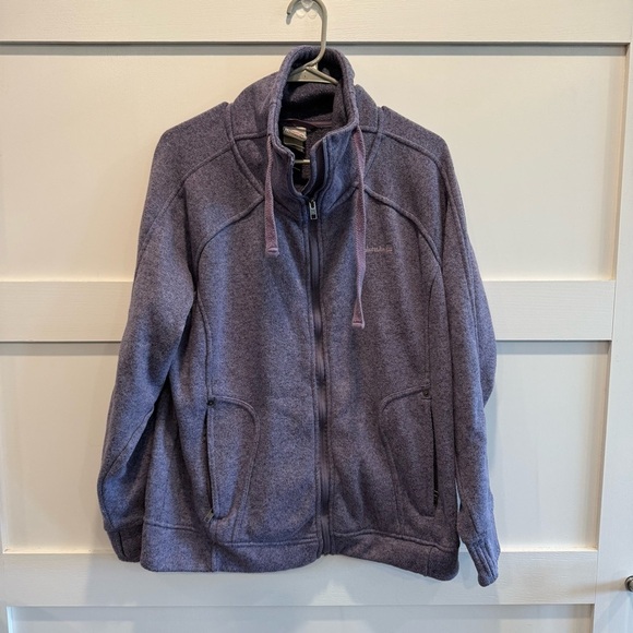 Avalanche Jackets & Blazers - Avalanche Women's XL Purple Full-Zip Fleece Jacket